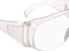 IceToolz veiligheidsbril transparant met anti-statische coating op de glazen