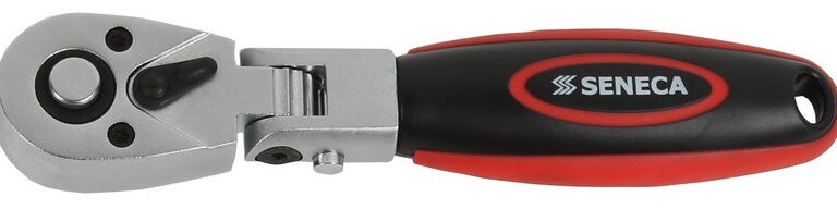 Ratel met flexibele kop Seneca 3/8" stubby professioneel