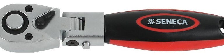 Ratel met flexibele kop Seneca 1/2" stubby professioneel
