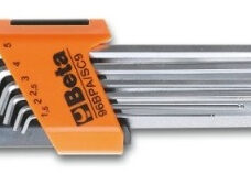 Inbussleutelset Beta Tools 96BPA/SC9 met kogelkop 110° (9-delig)