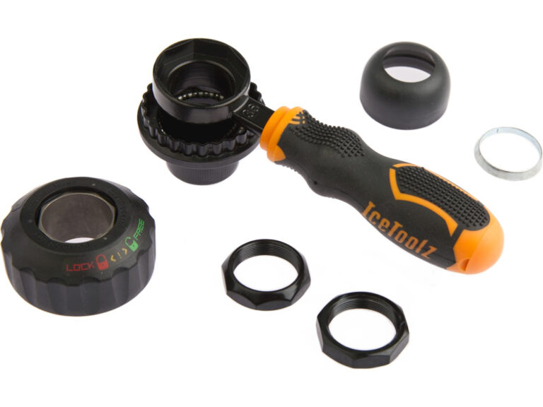 Balhoofdmoersleutel 32/36mm IceToolz 240NX10 voor Post-Modern of Shimano balhoofd lock systemen