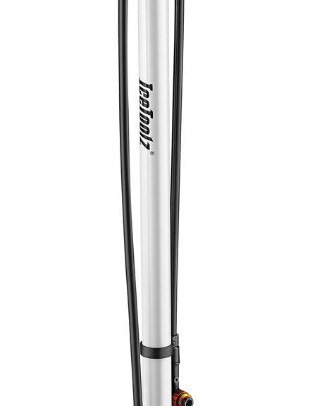 Hogedruk voetpomp Icetoolz 240A652 'Extreme' 260PSI / 18.0 bar - wit