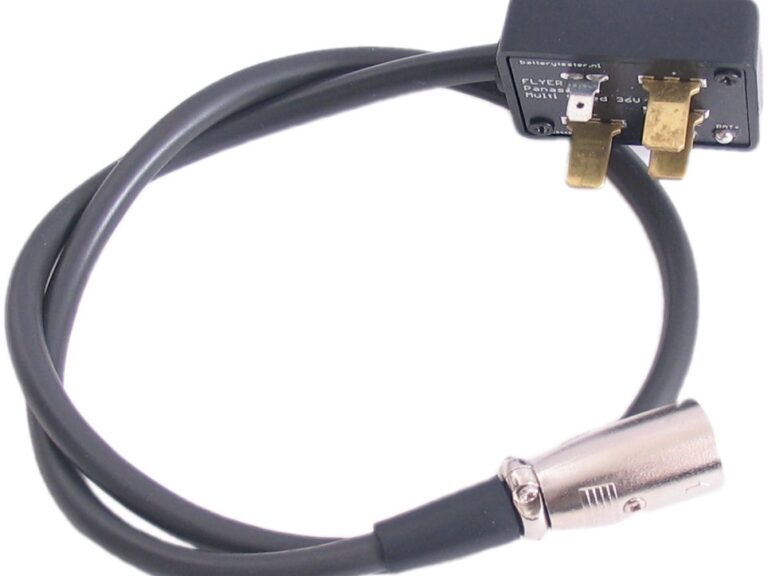 Kabeldeel Batterytester voor Flyer Panasonic SIB Multispeed, etc. (36 Volt)
