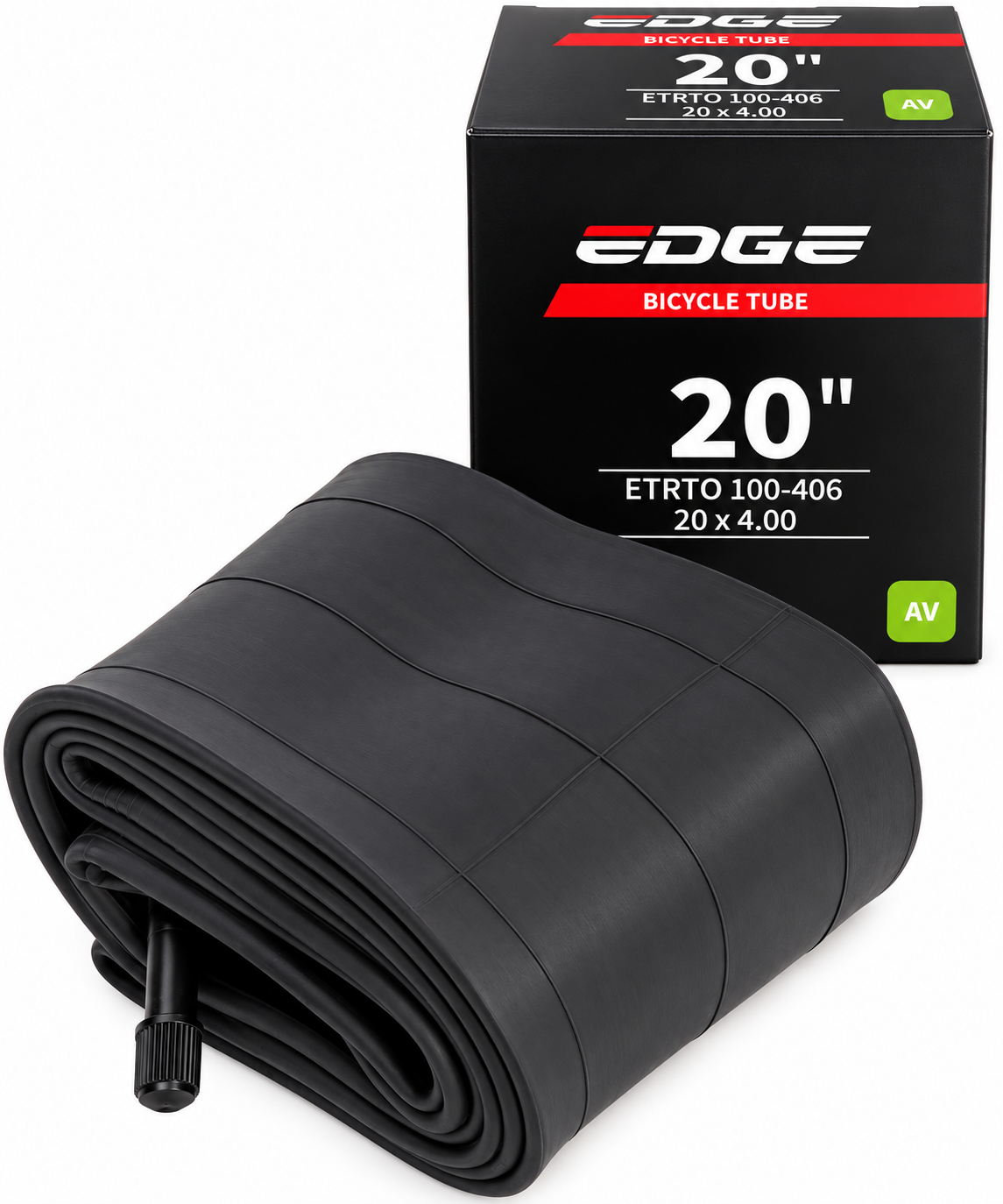 Binnenband Edge 20 x 4.00 AV-40mm (geschikt voor Fatbikes) - Afbeelding 5