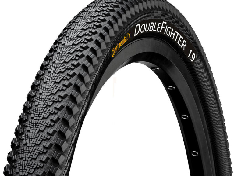 Buitenband Continental DoubleFighter III 26 x 1.90" / 50-559 - zwart met reflectie
