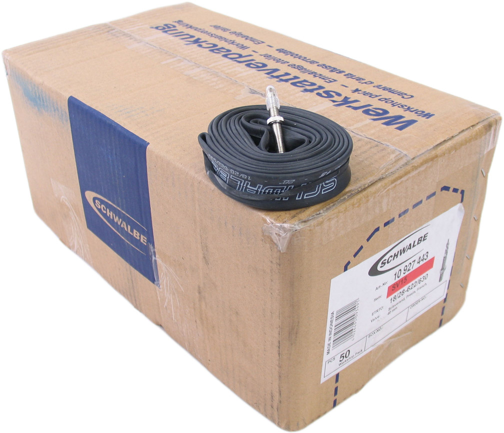 Binnenband Schwalbe SV15 28" / 18/28-622/630 - 40mm ventiel (werkplaatsverpakking á 50 stuks)