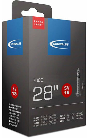 Binnenband Schwalbe SV18 Extra Light 28" / 28/47-622/635 - 40mm ventiel