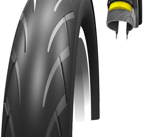 Buitenband Schwalbe Kid Plus PunctureGuard 12 x 1.75" / 47-203 mm - zwart