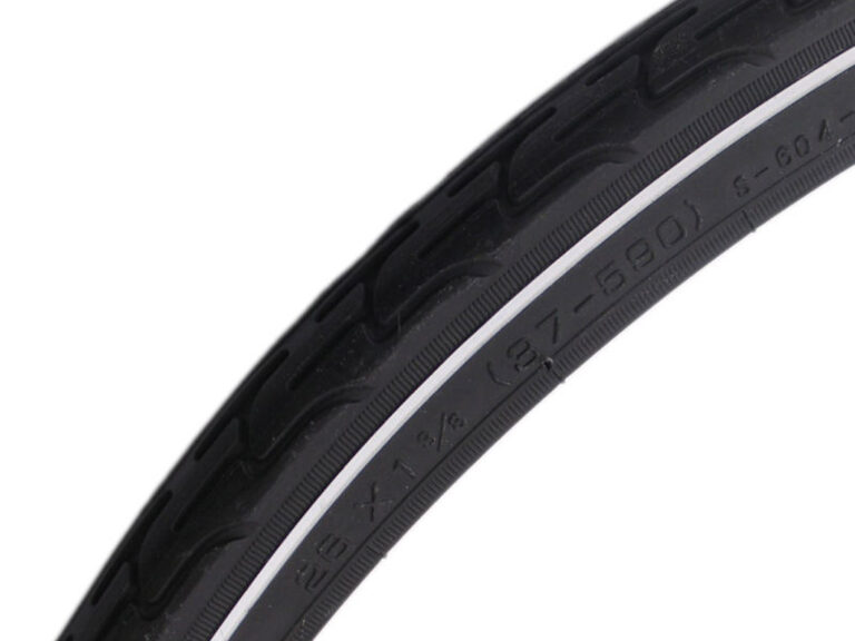 Buitenband 26 x1 3/8" / 37-590 - zwart met witte lijn