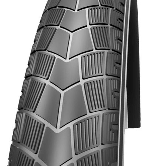 Buitenband Schwalbe Big Apple RaceGuard 26 x 2.35" / 60-559 mm - zwart met reflectie