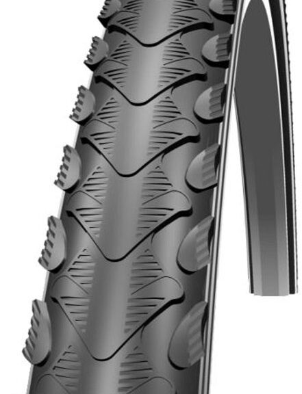 Buitenband Schwalbe Silento K-Guard 28 x 1.60" / 42-622mm - zwart met reflectie