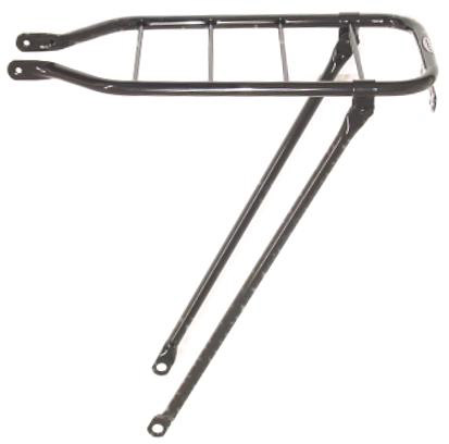 Achterdrager 26/28" Steco met scharnierbare poten - zwart