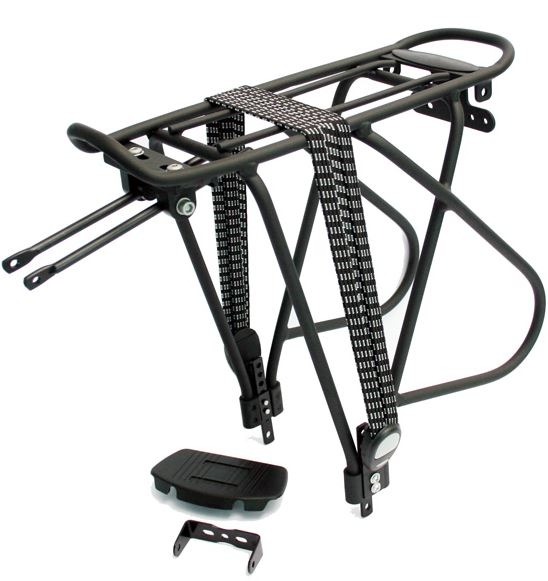 Achterdrager 26/28" Massload verstelbaar - mat zwart
