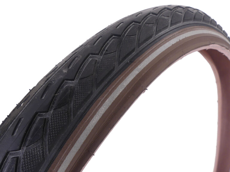 Buitenband Deli Tire 20 x 1.75" / 47-406 -  zwart/bruin met reflectie