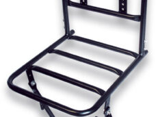 Voordrager Basil Front Carrier L 40 x 28 x 96 cm - glanzend zwart