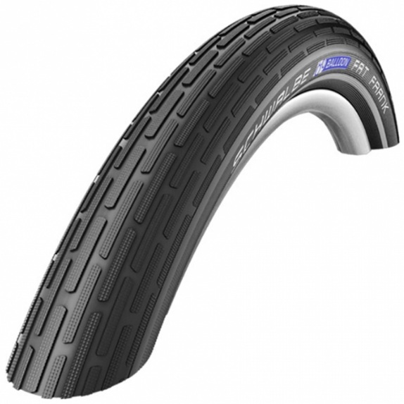 Buitenband Schwalbe Fat Frank K-Guard 28 x 2.00" / 50-622 mm - zwart met reflectie