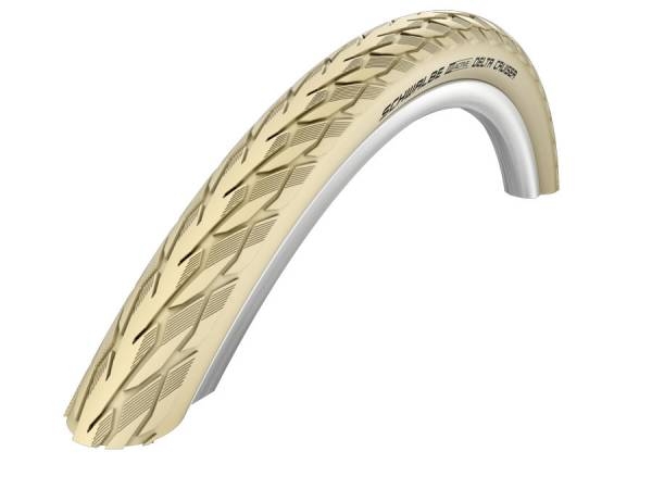 Buitenband Delta Cruiser Plus PunctureGuard 28 x 1.40" / 37-622 - creme met reflectie