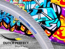 Buitenband Dutch Perfect 28 x 1.40" / 40-622mm anti-lek - grijs met reflectie