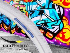 Buitenband Dutch Perfect 28 x 1.40" / 40-622mm anti-lek - wit met reflectie