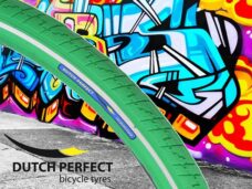 Buitenband Dutch Perfect 28 x 1.40" / 40-622mm anti-lek - groen met reflectie