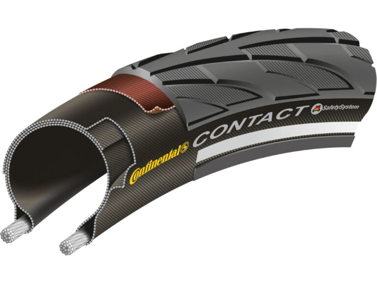 Buitenband Continental Contact Reflex 28 x 1.60" / 42-622mm - zwart met reflectie