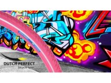 Buitenband Dutch Perfect 28 x 2.00" / 50-622 anti-lek - roze met reflectie