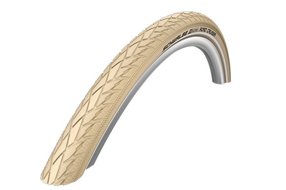 Buitenband Schwalbe Road Cruiser K-Guard 28 x 1.60" / 42-622 mm - créme met reflectie