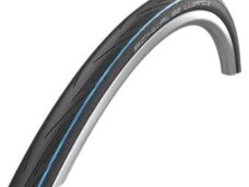 Buitenband Schwalbe Lugano 2 K-Guard 28 x 1.00" / 25-622 mm - zwart met blauwe strepen
