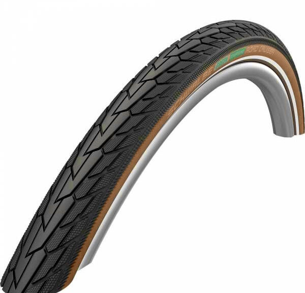 Buitenband Schwalbe Road Cruiser K-Guard 28 x 1.60" / 42-622 mm - zwart/coffee met reflectie