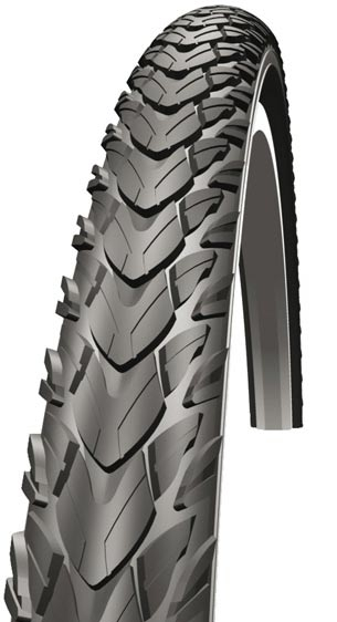 Vouwband Schwalbe Marathon Mondial Evo/DD 28 x 1.75"/ 47-622mm - zwart met reflectie