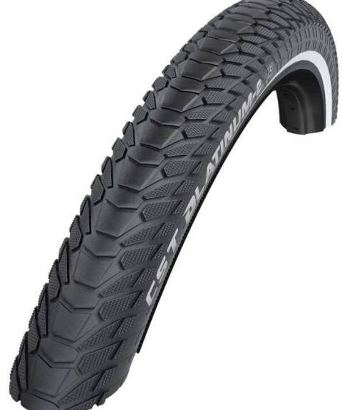 Buitenband CST Platinum E 28 x 2.20" / 55-622mm - zwart met reflectie
