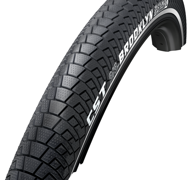 Buitenband CST Brooklyn Pro 26 x 2.00" / 55-559 mm - zwart met reflectie