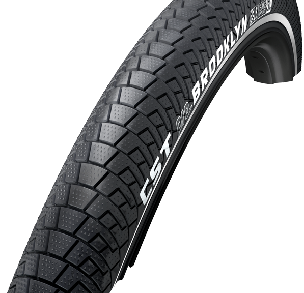 Buitenband CST Brooklyn Pro 28 x 2.00" / 50-622mm - zwart met reflectie