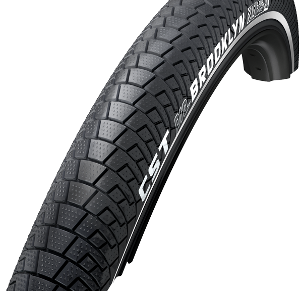 Buitenband CST Brooklyn Pro 20 x 2.40" / 62-406mm - zwart met reflectie