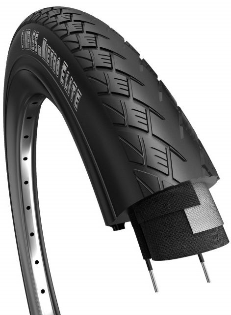 Buitenband Edge Metro Elite Tour 28 x 1 ½"/ 40-635mm - zwart met reflectie