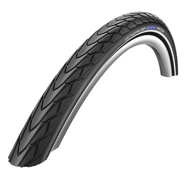 Buitenband Schwalbe Marathon Racer RaceGuard 28 x 1.35" / 35-622 - zwart met reflectie