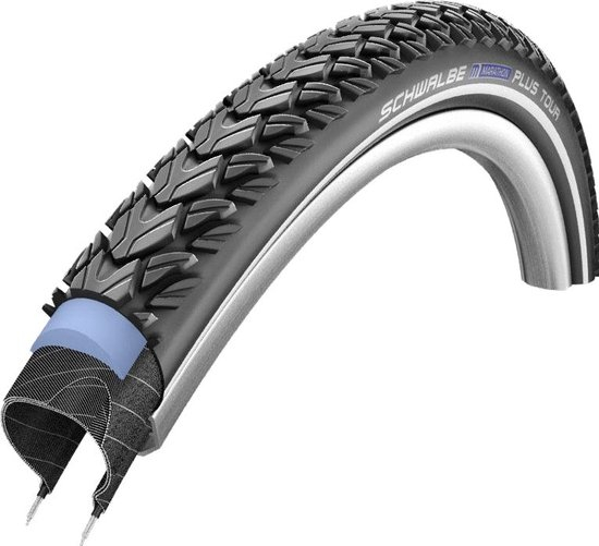 Buitenband Schwalbe Marathon Plus Tour 2022 SmartGuard 28 x 1.75" / 47-622mm - zwart met reflectie