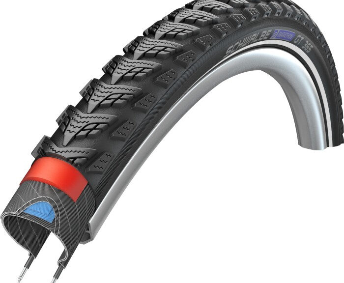 Buitenband Schwalbe Marathon 365 GreenGuard 28 x 1.40"/ 37-622mm - zwart met reflectie