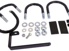 Montageset Steco Comfort extra lang - mat zwart