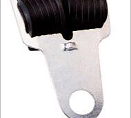 Snelbinder Bibia rubber met vaste asklem - zwart