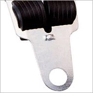 Snelbinder Bibia rubber met vaste asklem - zwart