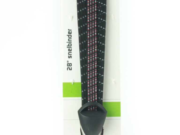 Triobinder Widek City Life met universele RVS beugel - zwart/grijs/rood (op kaart)