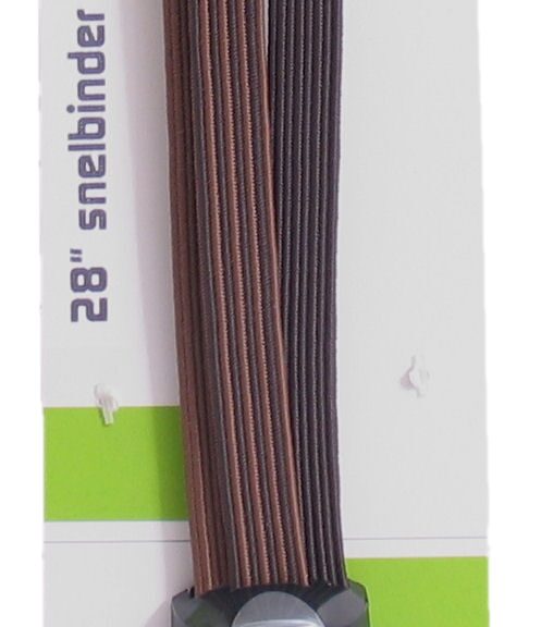 Triobinder Widek Trek-In met universele RVS beugel - chocoladebruin/donkerbruin