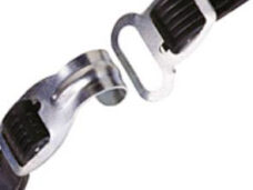 Bibia quick strap with hook / eye 50 cm - black