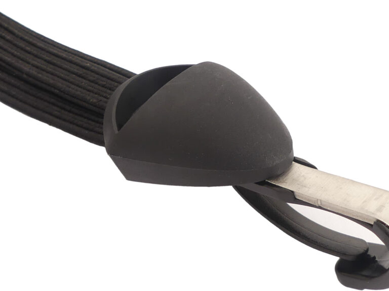 Snelbinder Gazelle met RVS haak - zwart
