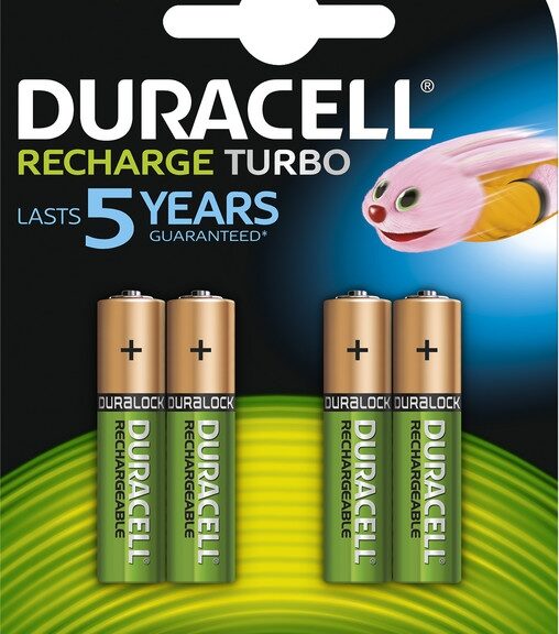 Batterij Duracell oplaadbaar AAA / HR03 NimH 1.2V - 750 mAh (4 stuks)