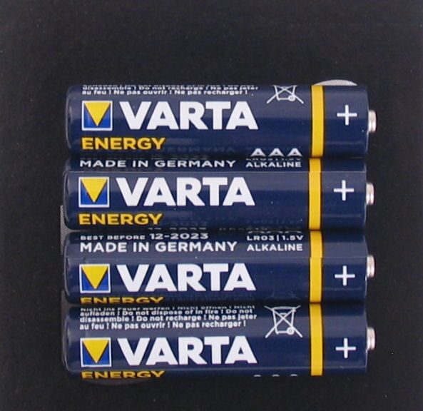 Batterij Varta Alkaline AAA - 4 stuks - (Edge blister)