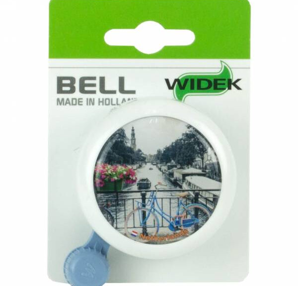 Fietsbel Widek Nederland serie - fiets op brug bij gracht