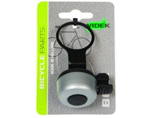 Fietsbel Widek DeciBel voor ahead bevestiging - zilver (op kaart)