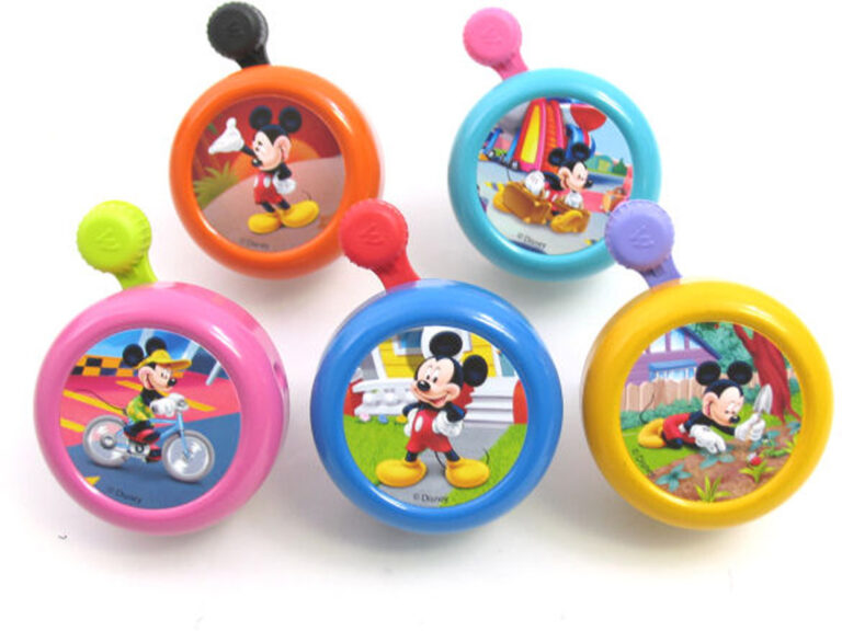 Fietsbel Mickey Mouse - gelakt in 6 kleuren